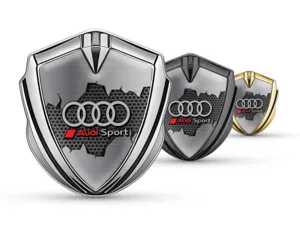 Audi Silicone Emblema Badge Look Moderno Stile High-End